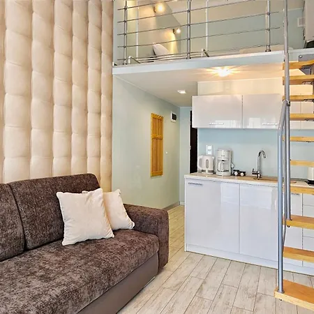 Holidayhomepl Slavia New 017 Z Antresola I Balkonem Przy Plazy Międzyzdroje