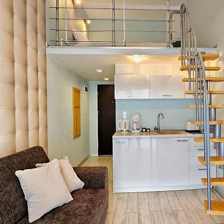 Holidayhomepl Slavia New 017 Z Antresola I Balkonem Przy Plazy Międzyzdroje